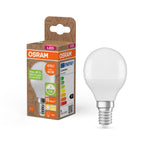 Osram / Ledvance LED Star Tropfen P matt 200° 4,9-40W/827 warmweiß 470lm E14 220-240V – Produkt mit Verpackung
