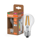 Osram / Ledvance LED Filament Classic A klar 320° UltraEfficient 7,2-100W/840 kaltweiß 1521lm E27 220-240V – Produkt mit Verpackung