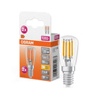 Osram / Ledvance LED Special Stick klar 300° 2,8-25W/827 warmweiß 250lm E14 220-240V 2er Pack – Produkt mit Verpackung
