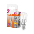 Osram / Ledvance LED Special Stick klar 300° 2,2-10W/827 warmweiß 110lm E14 220-240V 2er Pack – Produkt mit Verpackung
