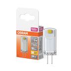 Osram / Ledvance LED Pin klar 320° 0,6-5W/827 warmweiß 55lm G4 12V – Produkt mit Verpackung