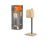 LEDVANCE Leuchte SMART+ Wifi Decor Wood Table TW 8W 350lm IP20 – Produkt mit Verpackung