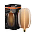 Osram / Ledvance LED Filament Vintage 1906 Big Elipse klar 320° Magnetic 4,8-20W/818 extra warmweiß 200lm E27 220-240V dimmbar – Produkt mit Verpackung