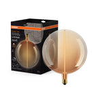 Osram / Ledvance LED Filament Vintage 1906 Big Globe G200 klar 320° Magnetic 4,8-20W/818 extra warmweiß 200lm E27 220-240V dimmbar – Produkt mit Verpackung