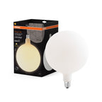 Osram / Ledvance LED Filament Vintage 1906 Big Globe matt 320° 7,3-60W/827 warmweiß 806lm E27 220-240V dimmbar – Produkt mit Verpackung