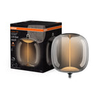 Osram / Ledvance LED Filament Vintage 1906 Big Oval klar 320° Magnetic 12-35W/818 extra warmweiß 400lm E27 220-240V dimmbar – Produkt mit Verpackung