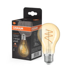 Osram / Ledvance LED Filament Vintage 1906 Classic A klar 300° Spiral 4,9-40W/922 extra warmweiß 470lm E27 220-240V – Produkt mit Verpackung