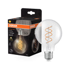 Osram / Ledvance LED Filament Vintage 1906 Globe G80 klar 300° Spiral 7,2-60W/927 warmweiß 806lm E27 220-240V dimmbar – Produkt mit Verpackung