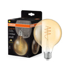 Osram / Ledvance LED Filament Vintage 1906 Globe G95 klar 300° Heart 3,4-40W/827 warmweiß 470lm E27 220-240V – Produkt mit Verpackung