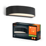 LEDVANCE LED-Wandleuchte Endura Style Ilay 7,6 W 3000 K 450 lm warmweiß nicht dimmbar dunkelgrau IP65 – Produkt mit Verpackung
