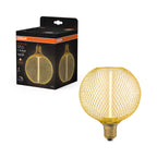 Osram / Ledvance LED Filament Decor Globe G125 klar 320° Straw 3,5-16 W/818 extra warmweiß 150lm E27 220-240V dimmbar – Produkt mit Verpackung