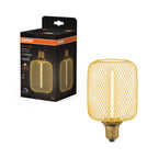 Osram / Ledvance LED Filament Decor Square klar 320° Straw 3,5-16 W/818 extra warmweiß 150lm E27 220-240V dimmbar – Produkt mit Verpackung