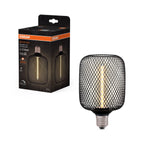 Osram / Ledvance LED Filament Decor Square klar 320° Straw 3,5-12 W/818 extra warmweiß 110lm E27 220-240V dimmbar – Produkt mit Verpackung