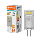 Osram / Ledvance LED Pin klar 320° Performance 1,5-20W/827 warmweiß 200lm G4 AC/DC 12V – Produkt mit Verpackung