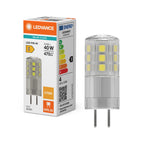 Osram / Ledvance LED Pin klar 320° Performance 3,3-40W/827 warmweiß 470lm GY6.35 AC/DC 12V – Produkt mit Verpackung