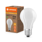 Osram / Ledvance LED Classic A matt 300° Superior UltraEfficient 8,2-100W/827 warmweiß 1521lm E27 220-240V dimmbar – Produkt mit Verpackung