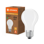 Osram / Ledvance LED Filament Classic A matt 300° Superior UltraEfficient 2,2-40W/827 warmweiß 470lm E27 220-240V – Produkt mit Verpackung