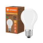 Osram / Ledvance LED Filament Classic A matt 320° Superior UltraEfficient 2,2-40W/827 warmweiß 470lm E27 220-240V dimmbar – Produkt mit Verpackung