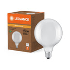 Osram / Ledvance LED Filament Globe G125 matt 330° Superior UltraEfficient 11,6-150W/840 kaltweiß 2452lm E27 220-240V – Produkt mit Verpackung