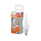 Osram / Ledvance LED Filament Star Kerze B matt 300° 5,5-60W/840 kaltweiß 806lm E14 220-240V – Produkt mit Verpackung