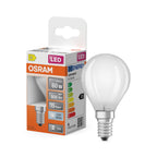 Osram / Ledvance LED Filament Star Tropfen P matt 300° 5,5-60W/840 kaltweiß 806lm E14 220-240V – Produkt mit Verpackung