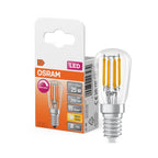 Osram / Ledvance LED Filament Special Stick T klar 300° 2,8-25W/827 warmweiß 250lm E14 220-240V dimmbar – Produkt mit Verpackung