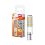 Osram / Ledvance LED Special T Slim T 320° 6,5-60W/827 warmweiß 806lm B15d 220-240V 80mm – Produkt mit Verpackung