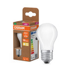 Osram / Ledvance LED Filament Tropfen P matt 330° UltraEfficient 1,2-25W/827 warmweiß 255lm E27 220-240V – Produkt mit Verpackung