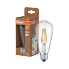 Osram / Ledvance LED Filament Edison ST klar 330° UltraEfficient 5-75W/840 kaltweiß 1055lm E27 220-240V – Produkt mit Verpackung