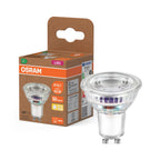 Osram / Ledvance LED Spot PAR16 100° UltraEfficient 3,3-65W/827 warmweiß 600lm GU10 220-240V – Produkt mit Verpackung