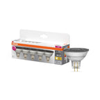 Osram / Ledvance LED Base Spot MR16 36° 5-35W/927 warmweiß 345lm GU5.3 12V dimmbar 5er Pack – Produkt mit Verpackung