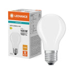 Osram / Ledvance LED Filament Classic A matt 300° Performance 11-100W/827 warmweiß 1521lm E27 220-240V – Produkt mit Verpackung