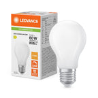 Osram / Ledvance LED Filament Classic A matt 300° Performance 5,9-60W/827 warmweiß 806lm E27 220-240V dimmbar – Produkt mit Verpackung