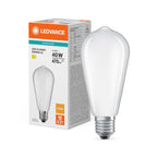 Osram / Ledvance LED Filament Edison ST matt 300° Performance 3,4-40W/827 warmweiß 470lm E27 220-240V – Produkt mit Verpackung