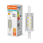 Osram / Ledvance LED Slim Line klar 300° Performance 9,5-75W/827 warmweiß 1055lm R7s 220-240V 78mm – Produkt mit Verpackung