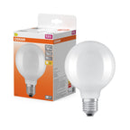 Osram / Ledvance LED Filament Star Globe G95 matt 300° 5,9-60W/827 warmweiß 806lm E27 220-240V – Produkt mit Verpackung