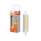 Osram / Ledvance LED Tube klar 300° Line 20-177W/830 warmweiß 3000lm R7s 220-240V 118mm – Produkt mit Verpackung