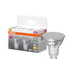 Osram / Ledvance LED Superstar Spot PAR16 36° 3,7-50W/927 warmweiß 350lm GU10 220-240V dimmbar 2er Pack – Produkt mit Verpackung