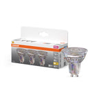 Osram / Ledvance LED Star Spot PAR16 36° 3,7-50W/827 warmweiß 350lm GU10 220-240V 3er Pack – Produkt mit Verpackung