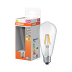 Osram / Ledvance LED Filament Star Edison ST klar 300° 3,4-40W/827 warmweiß 470lm E27 220-240V – Produkt mit Verpackung