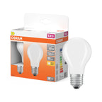 Osram / Ledvance LED Filament Star Classic A matt 300° 3,4-40W/827 warmweiß 470lm E27 220-240V 2er Pack – Produkt mit Verpackung