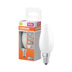 Osram / Ledvance LED Filament Star Kerze B matt 300° 1,8-25W/840 kaltweiß 250lm E14 220-240V – Produkt mit Verpackung