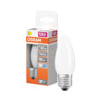 Osram / Ledvance LED Filament Star Kerze B matt 300° 3,4-40W/840 kaltweiß 470lm E27 220-240V – Produkt mit Verpackung