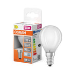 Osram / Ledvance LED Filament Star Tropfen P matt 300° 1,8-25W/840 kaltweiß 250lm E14 220-240V – Produkt mit Verpackung