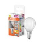 Osram / Ledvance LED Filament Star Tropfen P matt 300° 3,4-40W/827 warmweiß 470lm E14 220-240V – Produkt mit Verpackung
