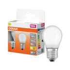 Osram / Ledvance LED Filament Star Tropfen P matt 300° 3,4-40W/827 warmweiß 470lm E27 220-240V 2er Pack – Produkt mit Verpackung