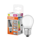 Osram / Ledvance LED Filament Star Tropfen P matt 300° 3,4-40W/840 kaltweiß 470lm E27 220-240V – Produkt mit Verpackung