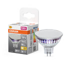 Osram / Ledvance LED Star Spot MR16 120° 5,3-50W/827 warmweiß 630lm GU5.3 12V – Produkt mit Verpackung