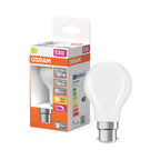 Osram / Ledvance LED Filament Superstar Classic A matt 300° 5,9-60W/827 warmweiß 806lm B22d 220-240V dimmbar – Produkt mit Verpackung