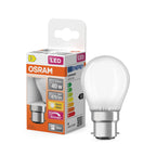Osram / Ledvance LED Filament Superstar Tropfen P matt 320° 3,4-40W/827 warmweiß 470lm B22d 220-240V dimmbar – Produkt mit Verpackung